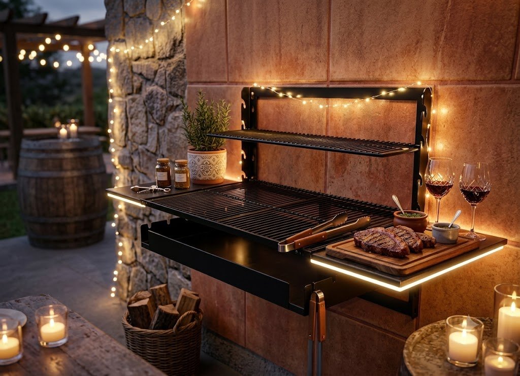 Parrilla de Pared Flotante Gourmet